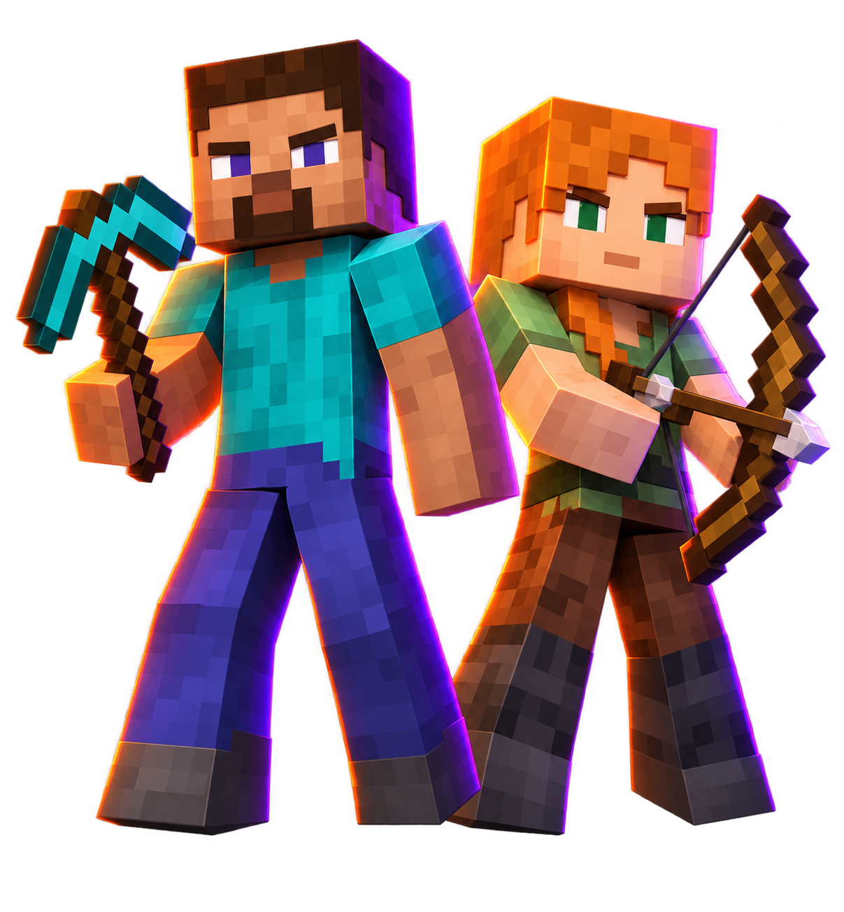 Aventureros de Minecraft preparados para mejorar sus habilidades